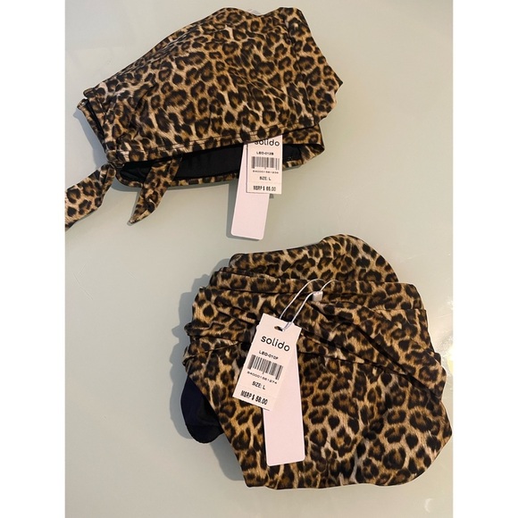 Solido 2 Piece Bikini Set In Leopard - Picture 8 of 8
